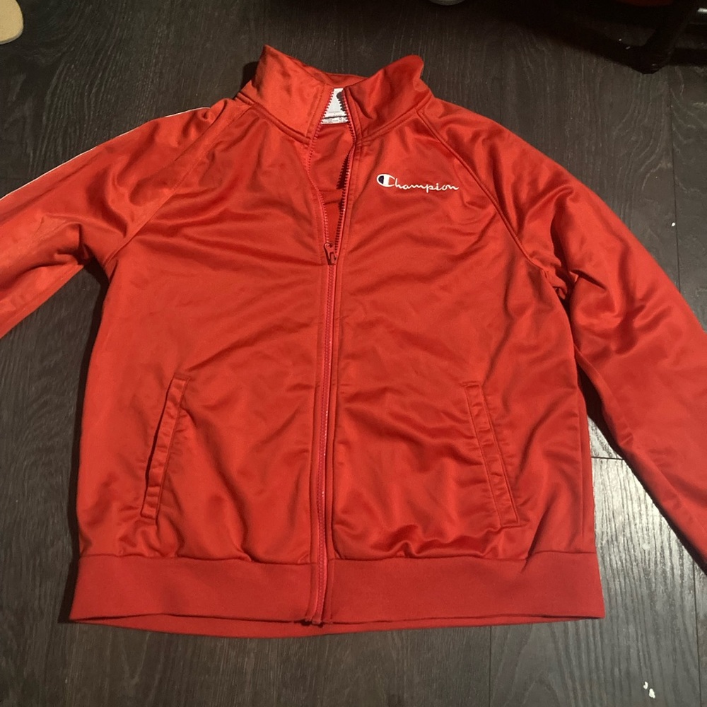 jacket from store: Champion.